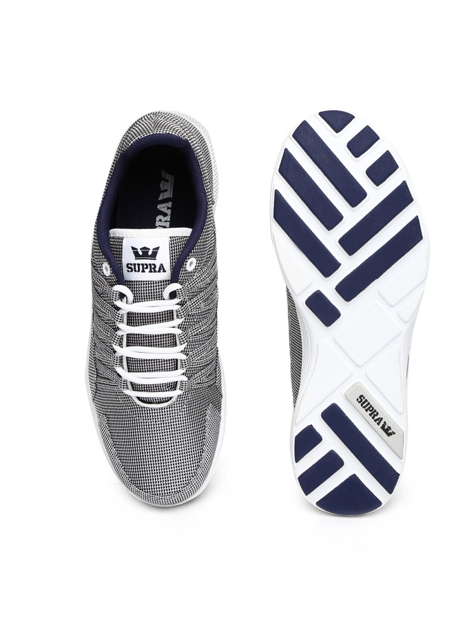 Men Owen Sneakers Supra New Black-White