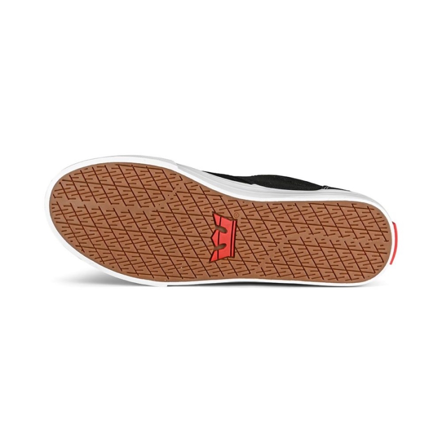 Supra New Chino Skate Shoes Black-Red-White