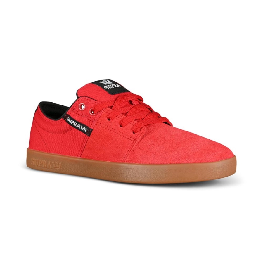 Supra New Stacks Ii Skate Shoes Red-Gum