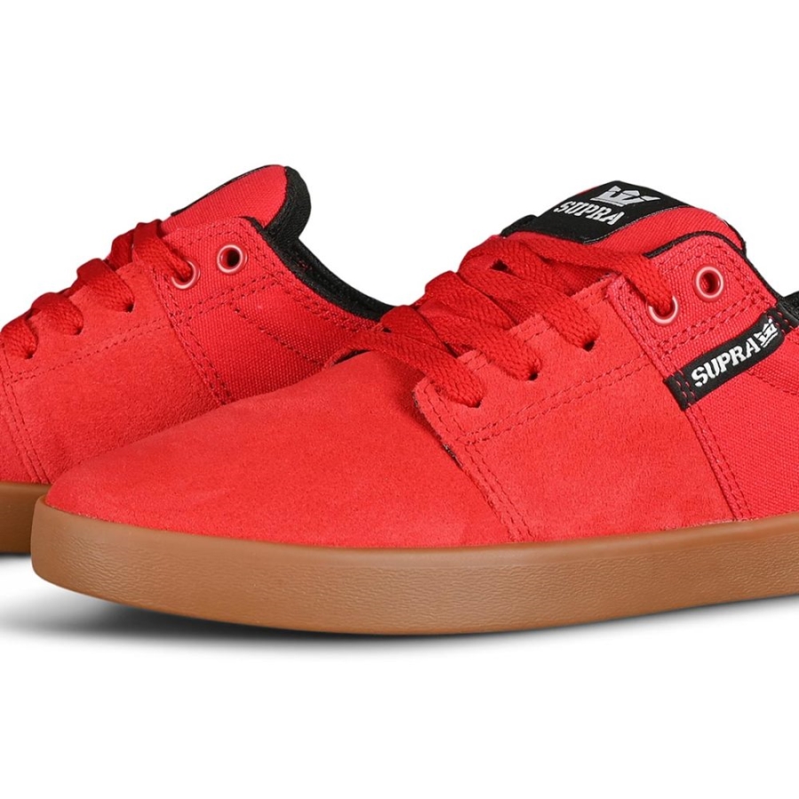 Supra New Stacks Ii Skate Shoes Red-Gum