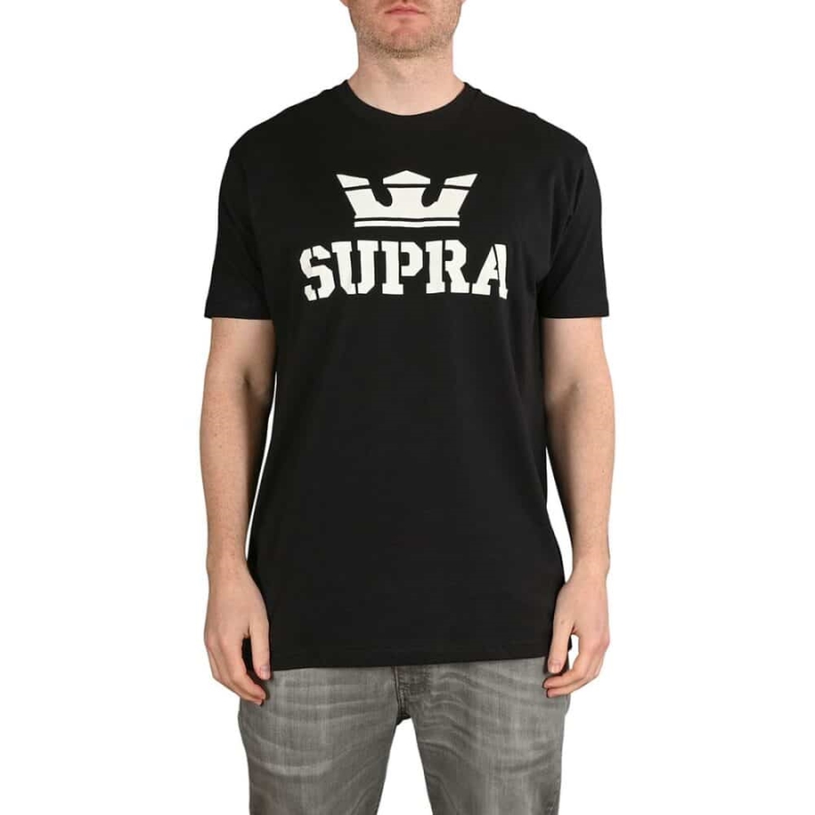 Supra New Above S/S T-Shirt Black-White