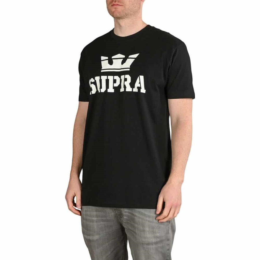 Supra New Above S/S T-Shirt Black-White