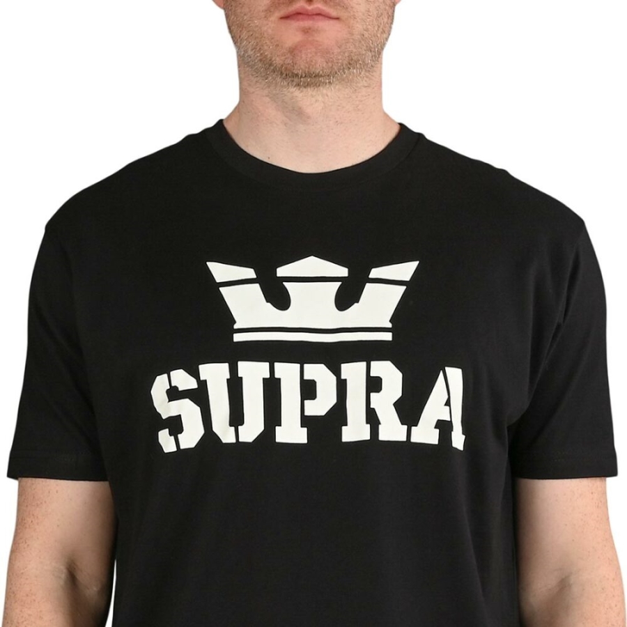 Supra New Above S/S T-Shirt Black-White