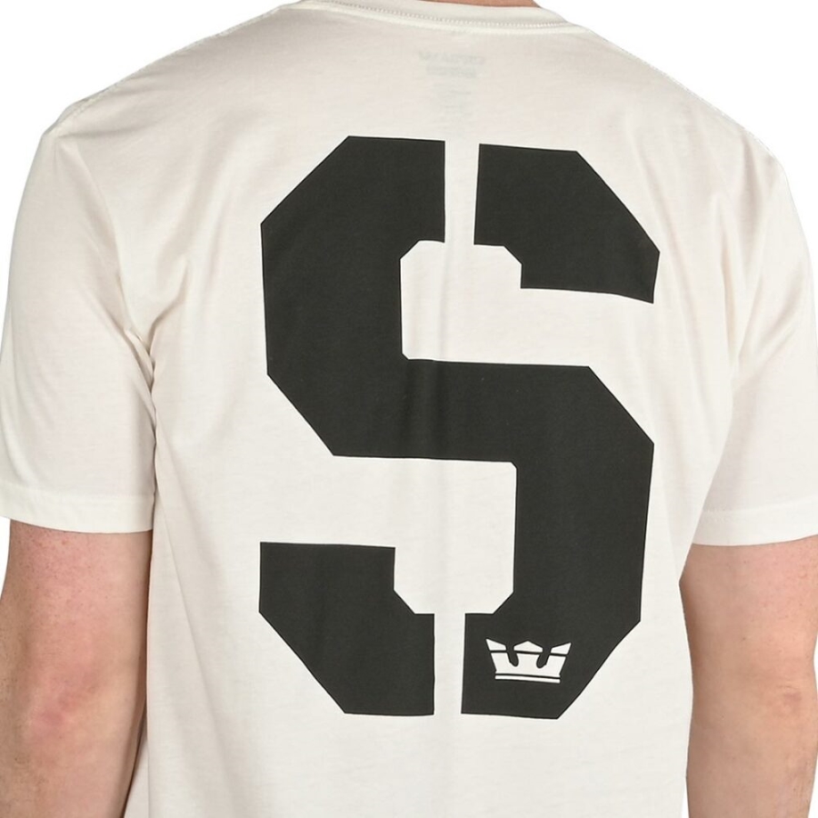 Supra New Sstencil S/S T-Shirt White-Black