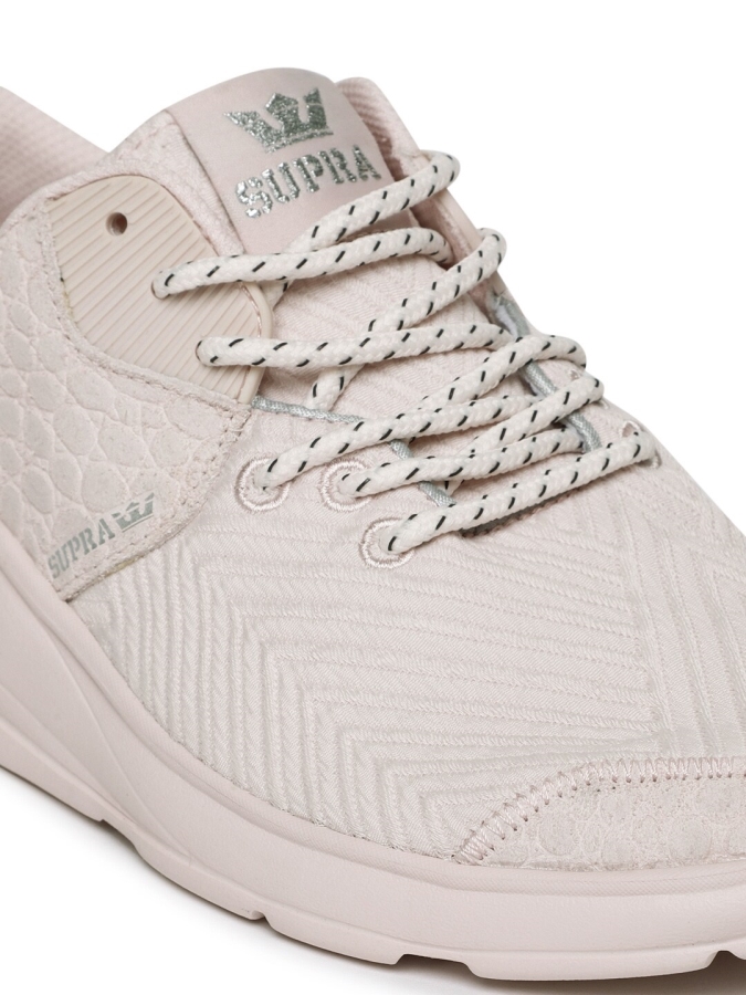 Women Noiz Leather & Textile Sneakers Supra New Pink