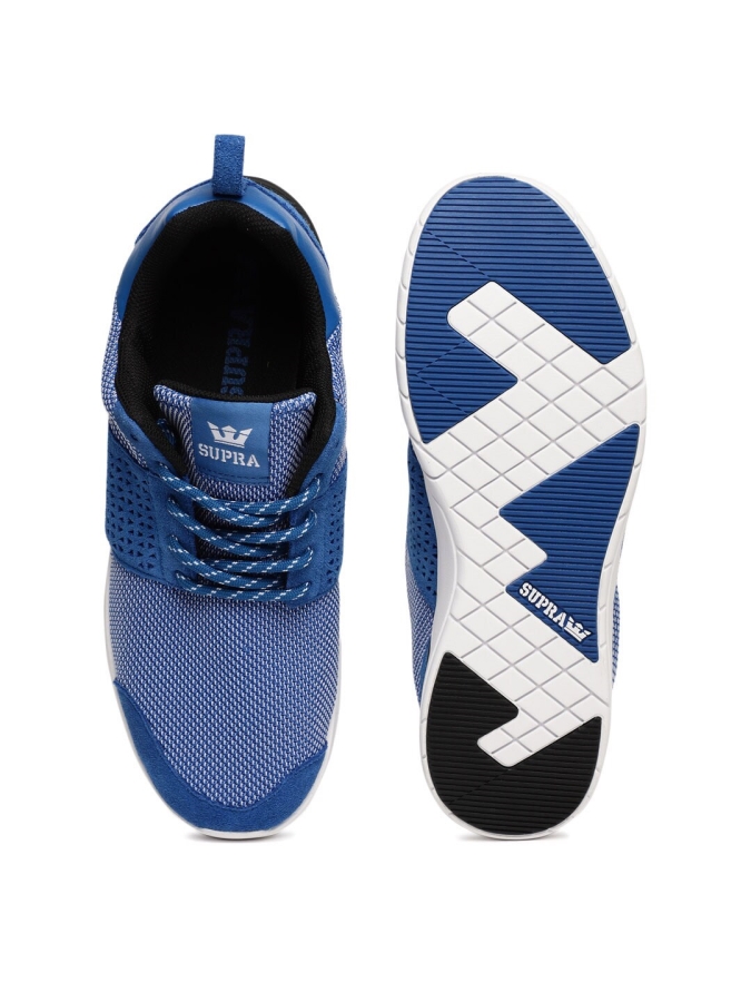 Men Scissor Nubuck Sneakers Supra New Blue