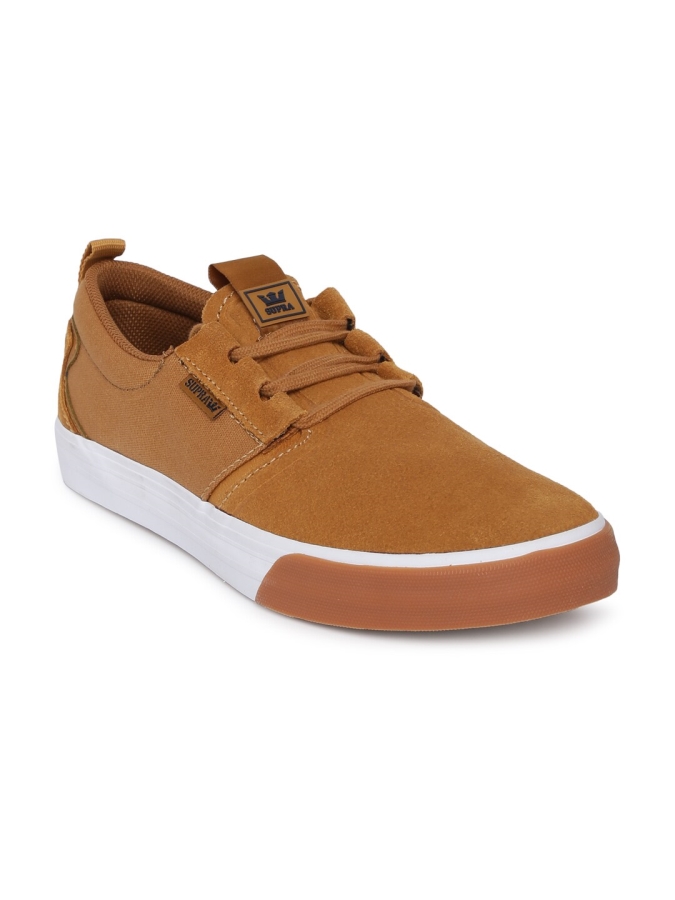 Men Flow Sneakers Supra Sale Tan Brown
