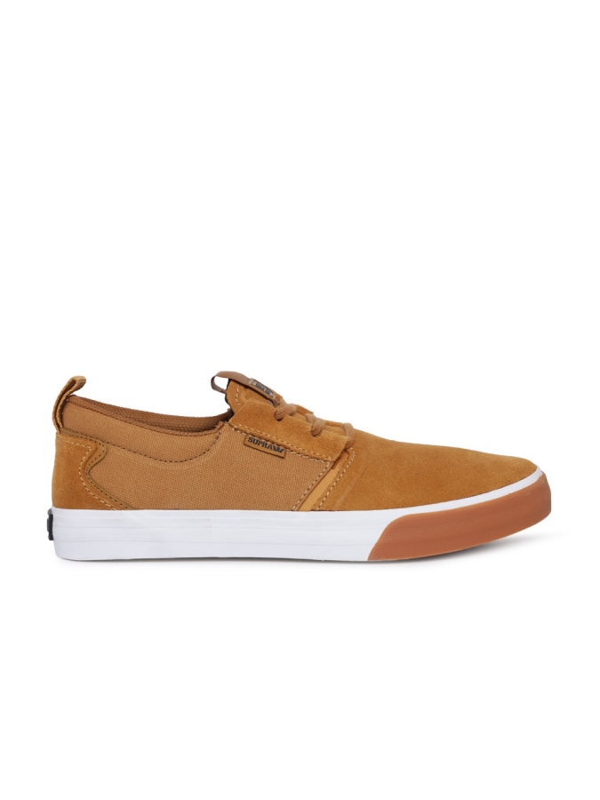 Men Flow Sneakers Supra Sale Tan Brown