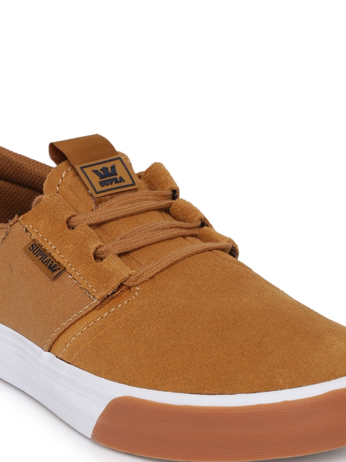 Men Flow Sneakers Supra Sale Tan Brown