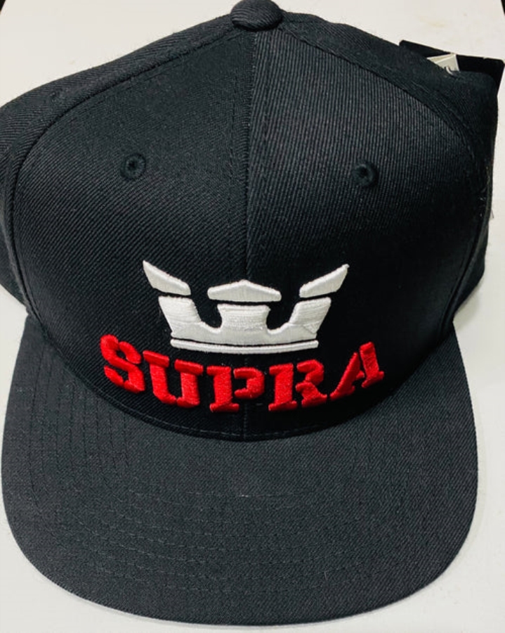 Supra Above New Era Black Cap