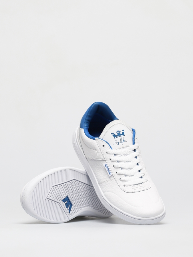 Supra New Elevate Shoes White-Royal White