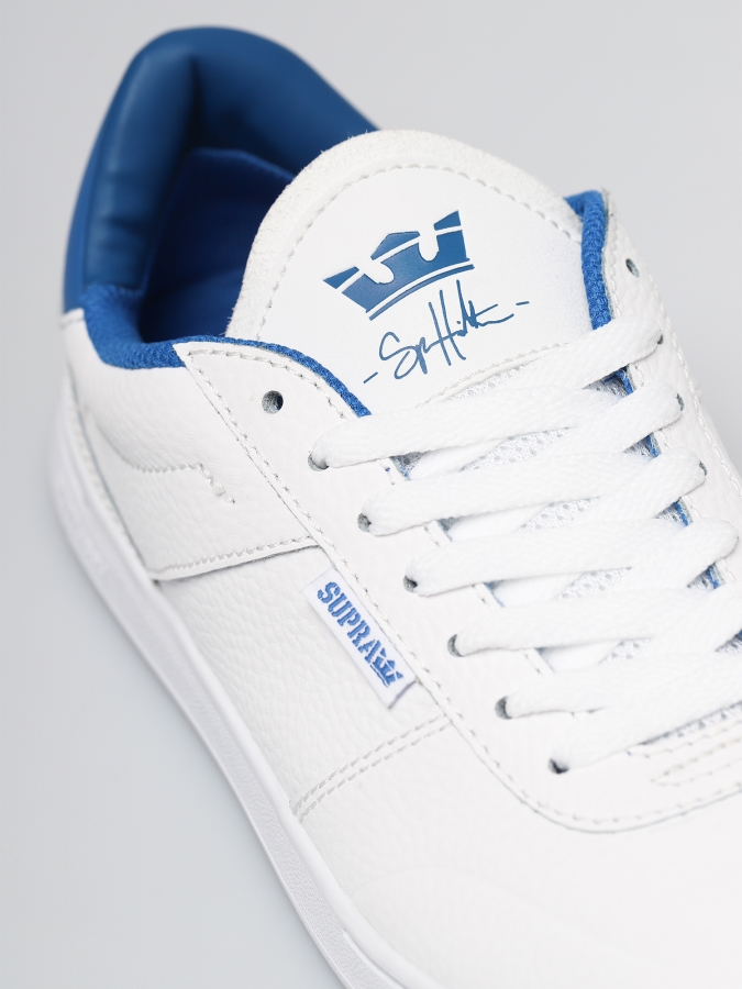 Supra New Elevate Shoes White-Royal White