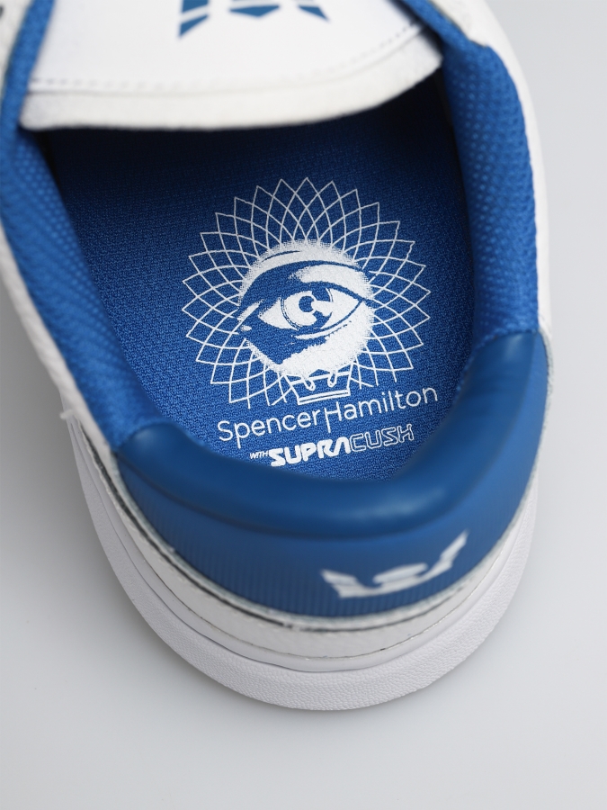 Supra New Elevate Shoes White-Royal White
