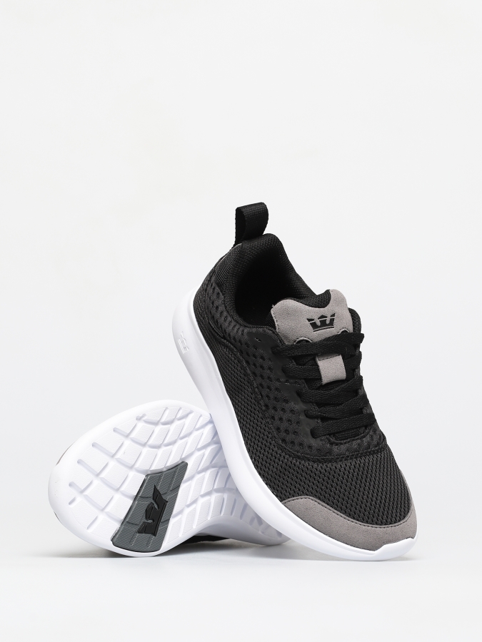 Supra New Factor Tactic Shoes Black-Grey White