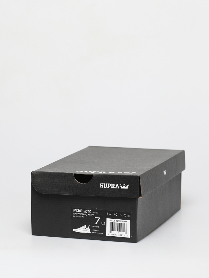 Supra New Factor Tactic Shoes Navy-Bering White