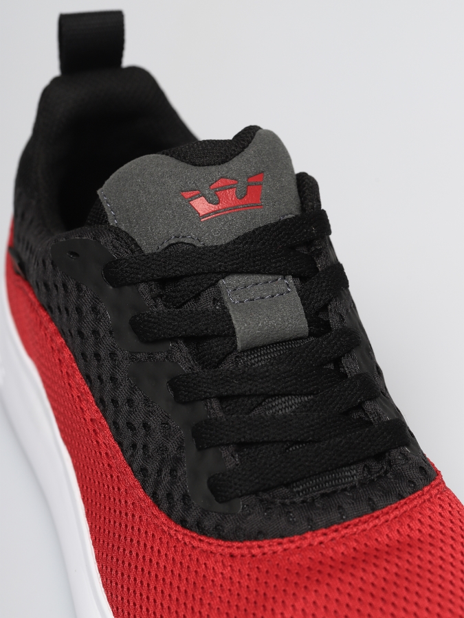 Supra Sale Factor Tactic Shoes Red-Black White