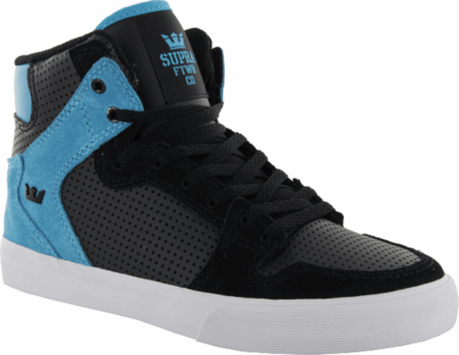 Supra New Kids Vaider Black Tourquise High Tops