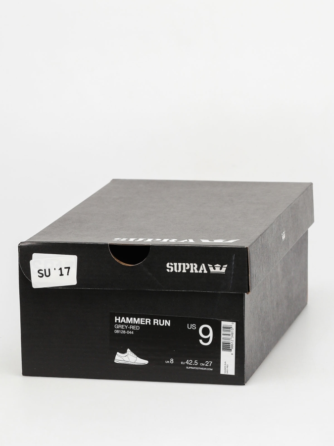 Supra New Shoes Hammer Run Grey Red