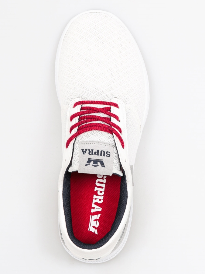 Supra New Shoes Hammer Run White-Red White