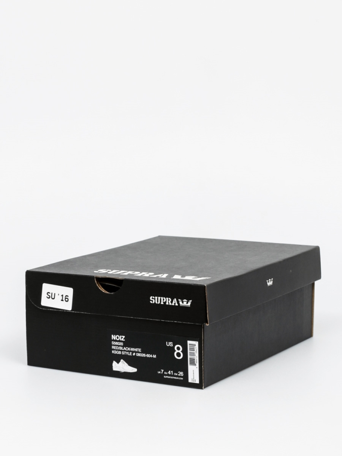 Supra New Shoes Noiz Red-Black White