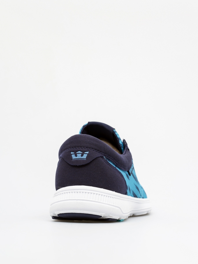 Supra Sale Sneakers Hammer Run Neon Blue-Navy White